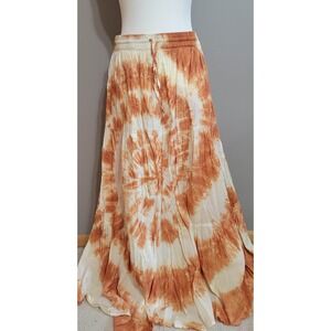 Attic Salt Cotton Tie Dye Maxi Skirt
